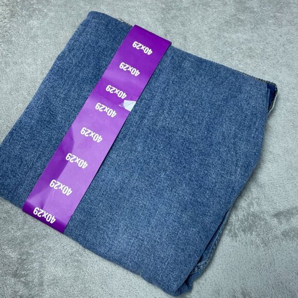 Izod Men's 40x29 Blue Saltwater Straight Fit Comfort Stretch Denim Jeans L1351 - Picture 10 of 11